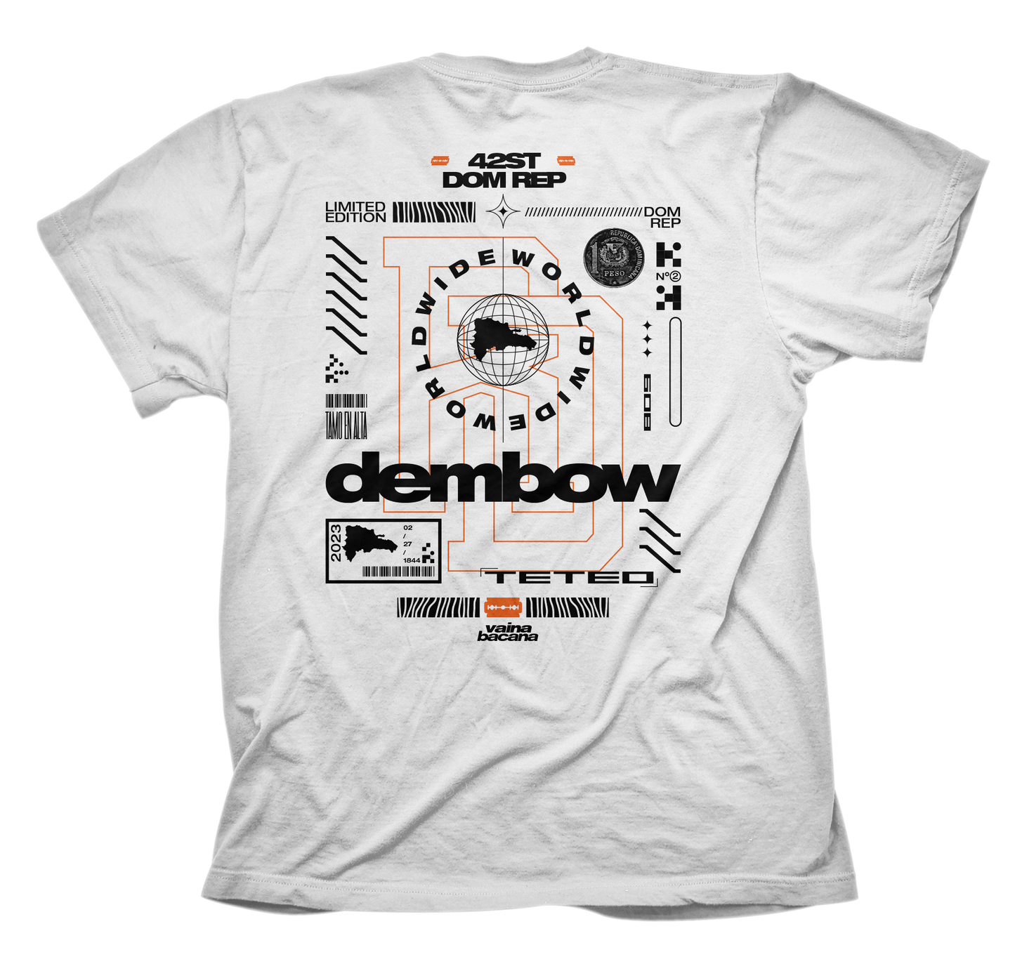 Dembow No2 White Tshirt